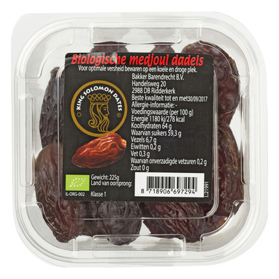 Huismerk Biologisch Dadels medjoul