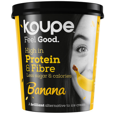Koupe Proteïne-ijs banaan