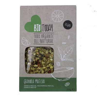 BioToday Granola matcha limoen