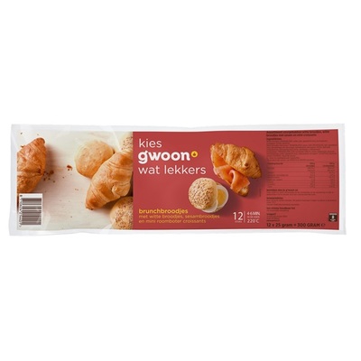 Huismerk brunch afbakbroodjes mix