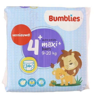Bumblies Luiers 4+ Maxi +