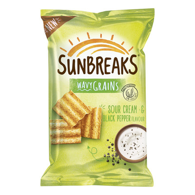 Sunbreaks Sour cream & black pepper