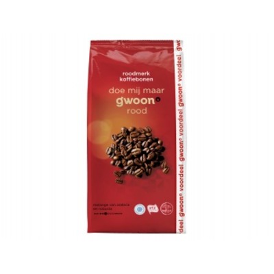 Huismerk Koffiebonen roodmerk