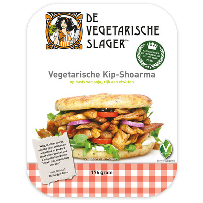Vegetarische Slager Kip-shoarma