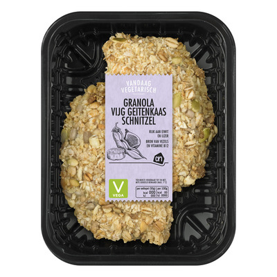 Huismerk Vega granola schnitzel vijg-geitenkaas