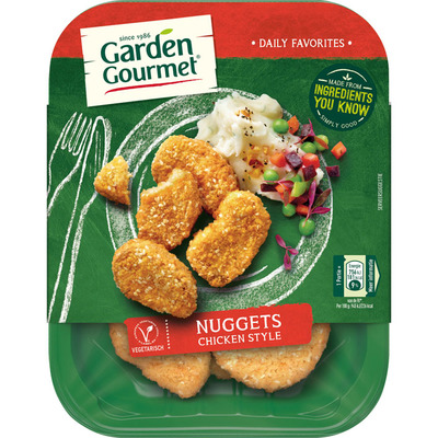 Garden Gourmet Vegetarische nuggets chicken style