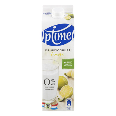 Optimel Drinkyoghurt limoen