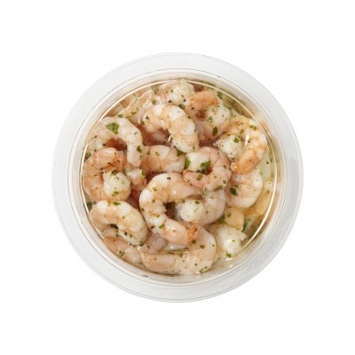Huismerk Garnalen in knoflookmarinade