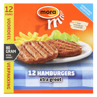 Mora Hamburgers xtra groot