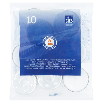 Gies Theelichten 10 Stuks