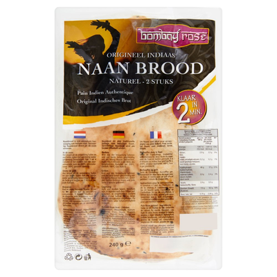 Bombay Rose Naanbrood 240 g