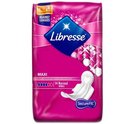 Libresse Maxi normal wing maandverband