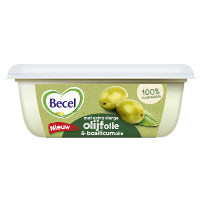 Becel Margarine met olijfolie en basilicum