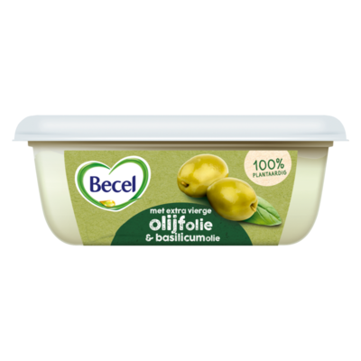 Becel 100% Plantaardig met Extra Vierge Olijfolie & Basillicumolie
