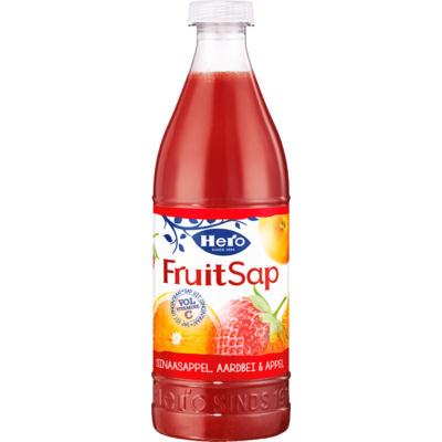 Hero Fruitsap sinaasappel-aardbei-appel