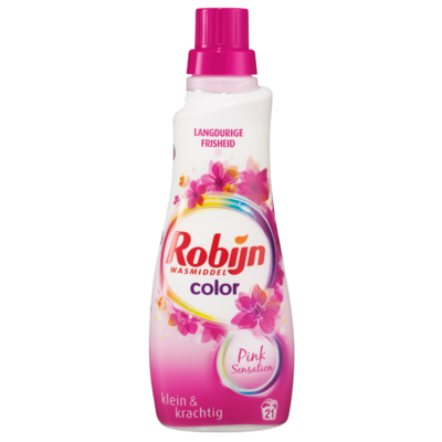 Robijn Vloeibaar wasmiddel klein & krachtig pink sensation 21 wasbeurten