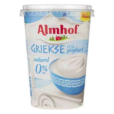 Almhof Griekse stijl yoghurt 0% vet naturel