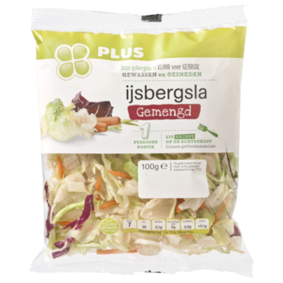 Huismerk Ijsbergsla gemengd 1-persoons