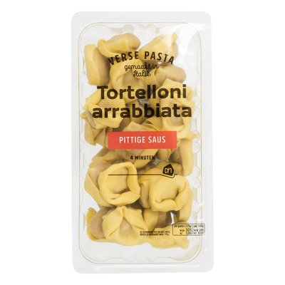Huismerk Verse tortelloni arrabbiata
