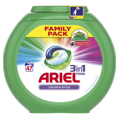 Ariel 3in1 pods kleur&stijl wasmiddel capsules