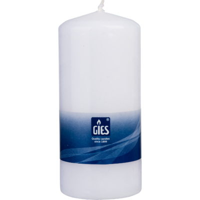 Gies Stompkaars wit 130 x 58 mm