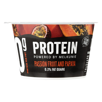Melkunie Protein quark passionfruit and papaya