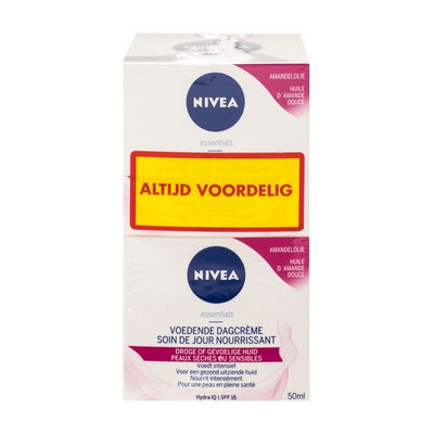 Nivea Essentials Voedende Dagcrème voor de Droge en Gevoelige Huid
