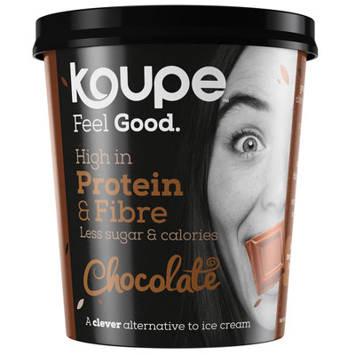 Koupe Proteïne-ijs chocolade
