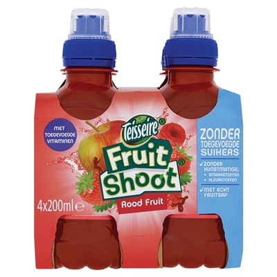 Teisseire Fruitshoot rood fruit 0%