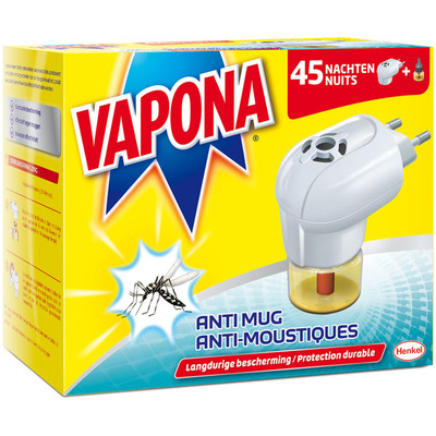 Vapona Anti-mug electrisch apparaat met vulling