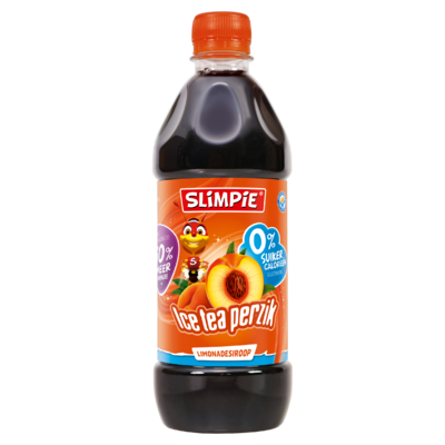 Slimpie Ice Tea Perzik Limonadesiroop 580 ml