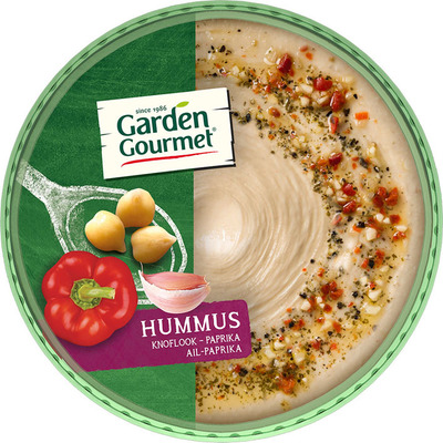 Garden Gourmet Hummus knoflook-paprika
