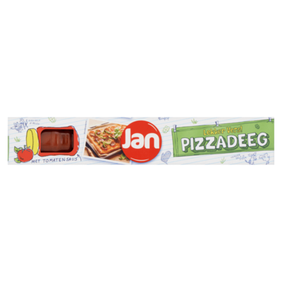 Jan Pizzadeeg met Tomatensaus