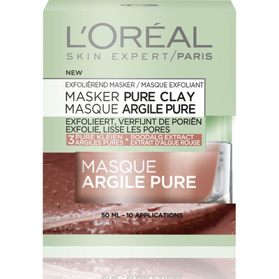 L'Oréal Exfoliërend pure clay masker