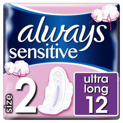 Always Ultra sensitive long maandverbanden