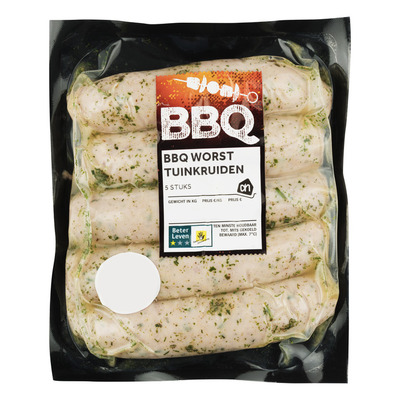AH BBQ worst met tuinkruiden