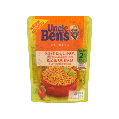 Uncle Ben's Express Rijst & Quinoa met Tomaat & Basilicum