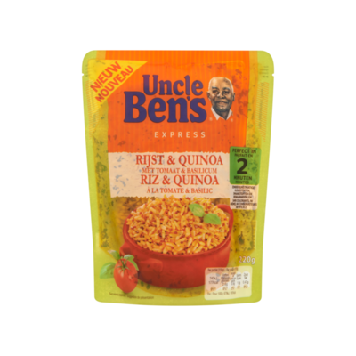 Uncle Ben's Express Rijst & Quinoa met Tomaat & Basilicum