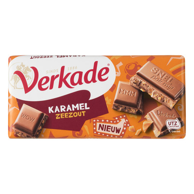 Verkade Krokante karamel zeezout chocolade