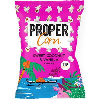 Propercorn Sweet coconut en vanilla