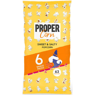 Propercorn Sweet & salty 6-packs