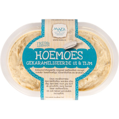 Maza Hoemoes gecarameliseerde ui & tijm