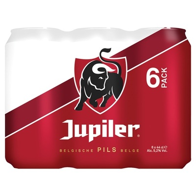 Jupiler Bier Blik 6X44 Cl