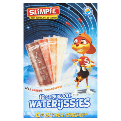 Slimpie Suikervrije waterijssies 10 stuks