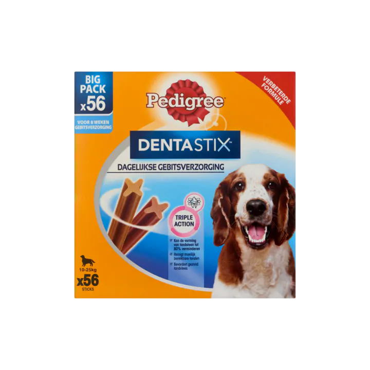 Pedigree Dentastix Dagelijkse Gebitsverzorging Big Pack 56 Stuks