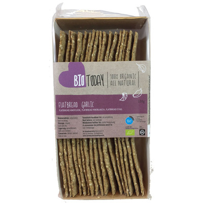 Bio Today Flatbread sticks knoflook