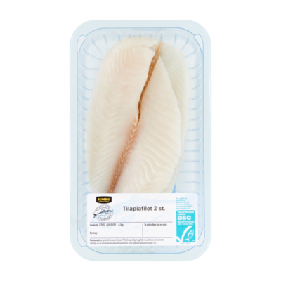 Huismerk Tilapiafilet 2 Stuks