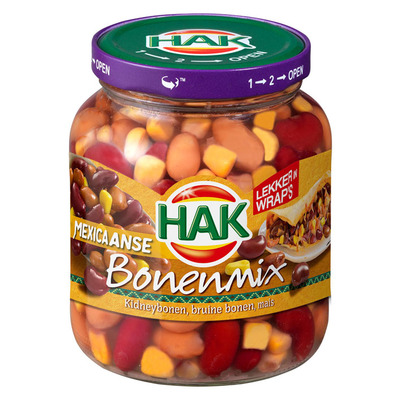 Hak Mexicaanse bonenmix