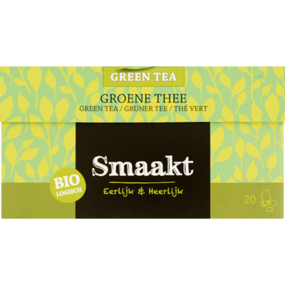 Smaakt Groene thee biologisch 20 zakjes