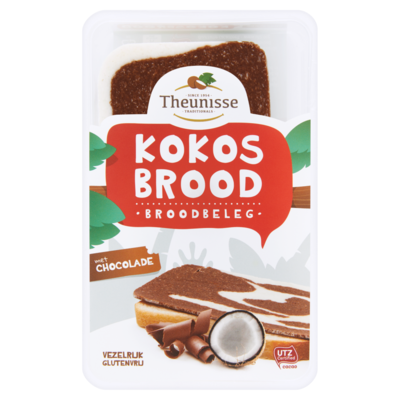 Theunisse Traditionals Kokosbrood met Chocolade 275 g